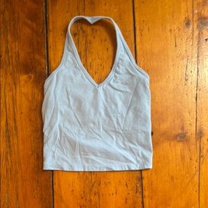 Light Blue Halter Top